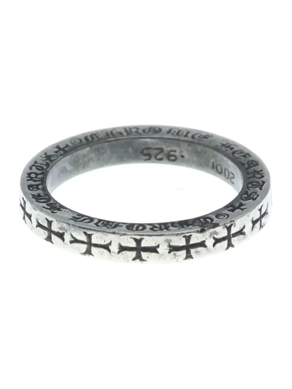 Chrome Hearts Spacer You Ring Silver